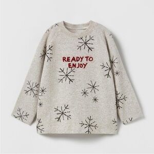 Zara kids, Soft touch snow shirt, 12-18 M